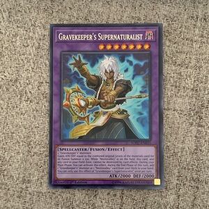 Yu-Gi-Oh Gravekeeper's Supernaturalist Trading Card